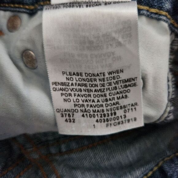 Levi's 550 Relaxed Fit Denim Cut Off Shorts Size 10 Reg - Picture 6 of 11